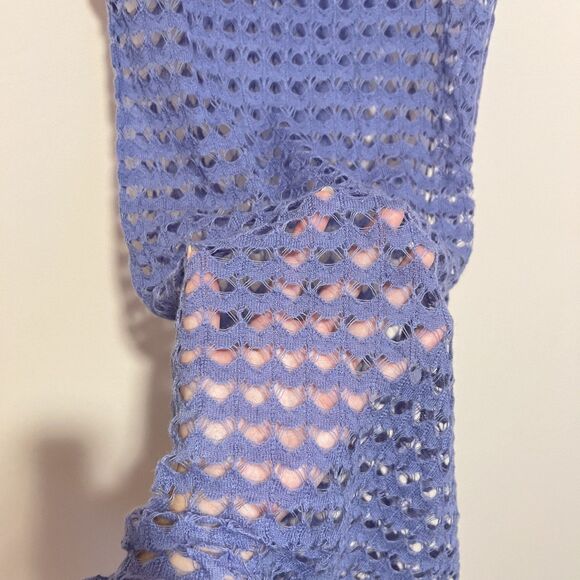 NWT Guest In Residence Gigi Hadid Seashell Tunic in Purple 100% Cashmere Medium - Picture 11 of 13